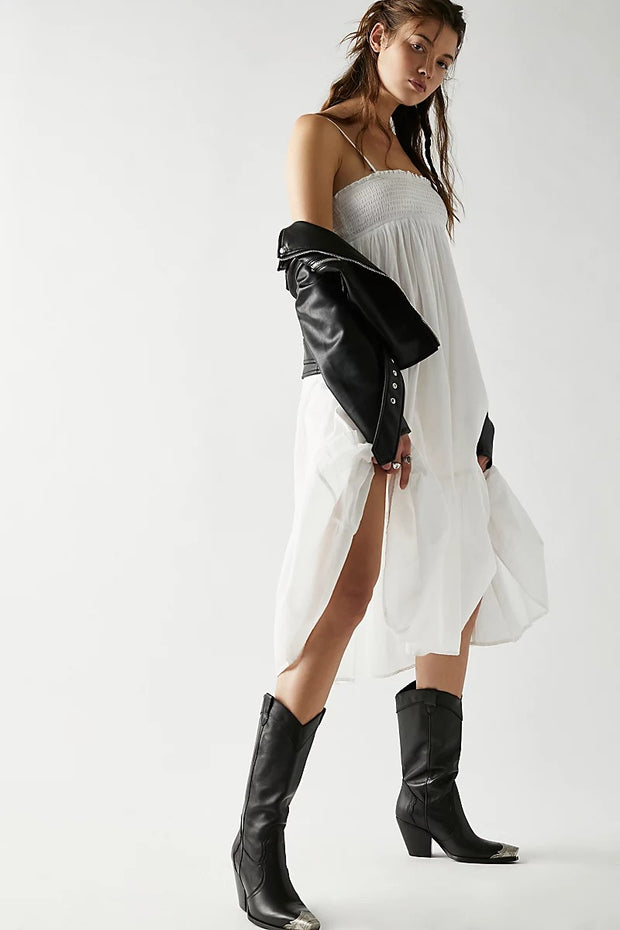 Free People - Brayden Tall Boots in Black – Blue Ox Boutique